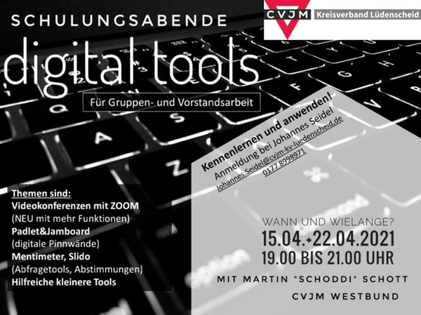 Schulungsabende: digital tools